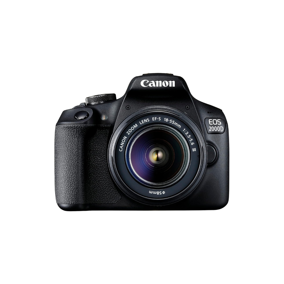 Canon EOS 2000D DSLR Camera + 18-55mm III Kit