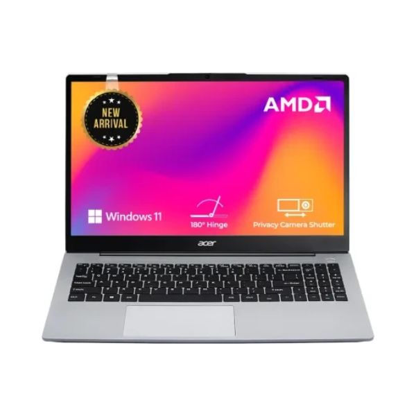 Acer Aspire 3 AMD Ryzen 5 -7430U - (16 GB/512 GB SSD/Windows 11 Home) A325-42 Thin and Light Laptop  (15.6 Inch, Silver, 1.79 Kg), Backlit