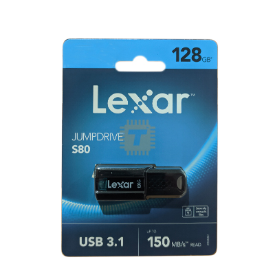 Lexar JumpDrive S80- 128GB USB 3.2 Gen 1 Flash Drive