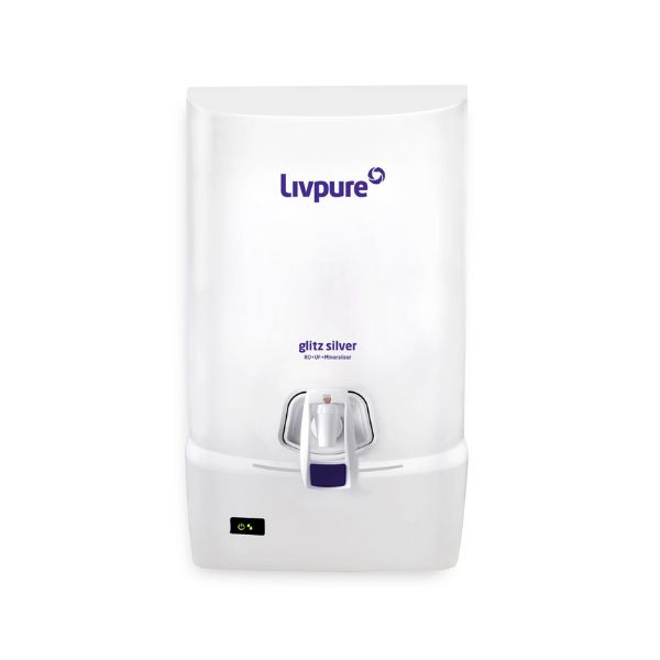 Livpure Glitz Silver (Ro+Uf+Mineraliser) Water Purifier